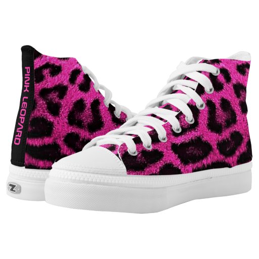 Pink Leopard Printed Shoes Zazzle