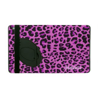 Pink Leopard Spots iPad Case