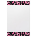 Pink Leopard Custom Stationery