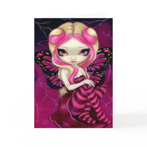 "Pink Lightning" Greeting Card