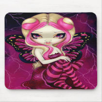 "Pink Lightning" Mousepad by strangeling "Pink Lightning" Mousepad