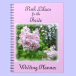Pink Lilacs Wedding Planner notebooks