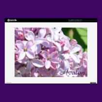Pink Liliacs Floral 15" Laptop Skin skins