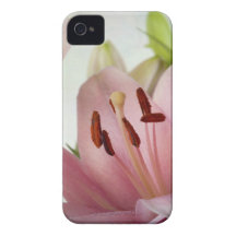 Pink Lilies Case-Mate iPhone 4 Case