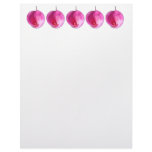 Pink lilies personalized letterhead