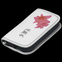 Pink Lilies Monogram Rickshaw Folio Organizer planners