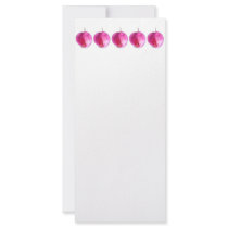 Pink lilies personalized rack card