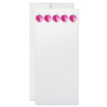 Pink lilies rack cards