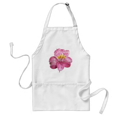 pink lily apron by bkang22