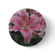 Pink Lily Button