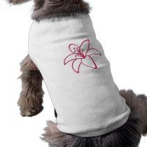 Pink Lily Pet Shirt