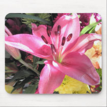 Pink Lily Flower Lilies Flowers Photo mousepads