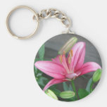 Pink Lily Keychains