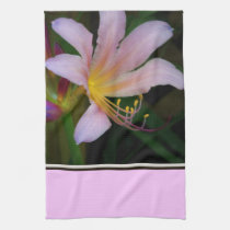 Pink Lily Kitchen Towel