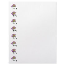 Pink Lily Letterhead Template