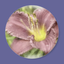 Pink Lily magnets
