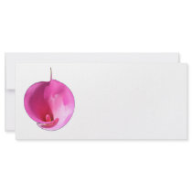 Pink lily personalized rack card