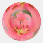 Pink Lily Sphere Sticker