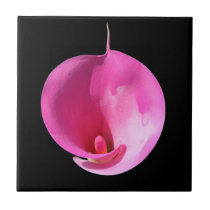 Pink lily tiles