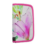 Pink Lily Watercolor Custom RIckshaw Planner
