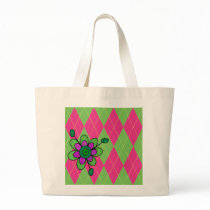 Pink Lime Tote bags by Hafapea Pink Lime Tote bags