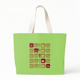Pink Line Bride Tote Bag bag