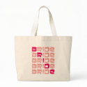 Pink Line Bride Tote Bag bag