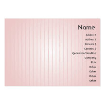 Pink Lines - Chubby Business Card Template