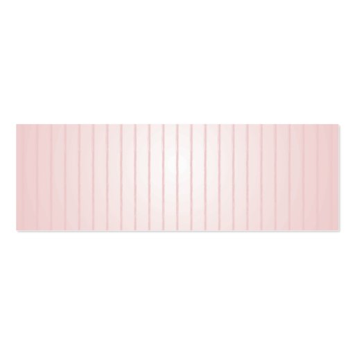 Pink Lines - Skinny Business Card (back side)