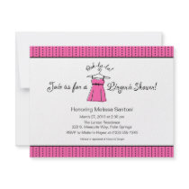 Pink Lingerie Bridal Shower Invitation