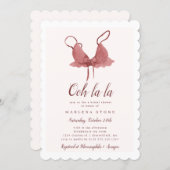 Pink Lingerie Bridal Shower Invitation Zazzle