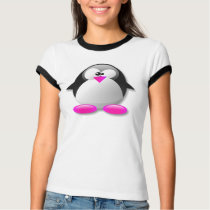 PINK LINUX TUX CRYSTAL PENGUIN