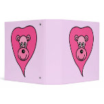 Pink Lion Cartoon binders