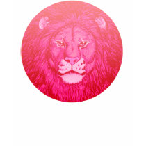Pink Lion Portrait Women T-shirt by we_the_animals Pink Lion Portrait Women T-shirt