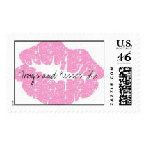 *Pink lip print* postage by Vontese *Pink lip print* postage