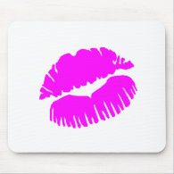 Pink Lips mousepad