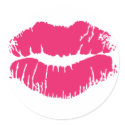 Pink Lipstick Sticker by brev87 Pink Lipstick Sticker