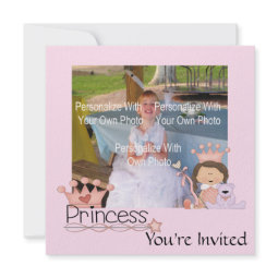 Pink Little Princess Invitations invitation