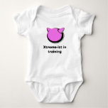 pink logo, Xtreme-ist in training babygro t-shirts