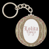 Pink Lolita Keychain keychains