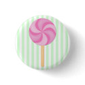 Pink Lollipop Button by teeboutique Pink Lollipop Button