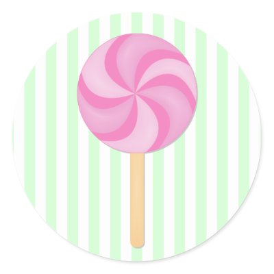 pink lollipops