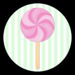 Pink Lollipop Sticker
