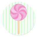 Pink Lollipop Sticker