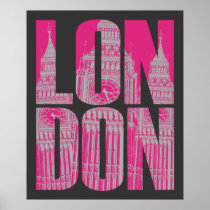 Pink London Posters