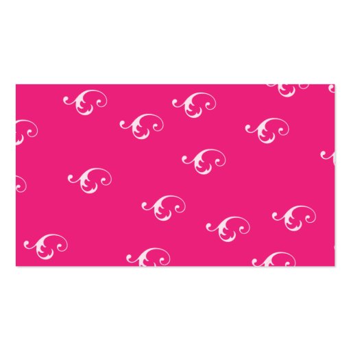 Pink Longlinebra - Business Business Card Template (back side)