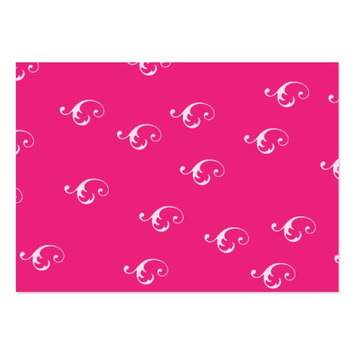 Pink Longlinebra - Chubby Business Card Templates (back side)