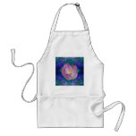 Pink lotus flower and meaning apron