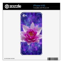 Pink lotus flower and meaning iPhone 4S skin