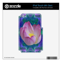 Pink lotus flower and meaning iPod touch 4G decal